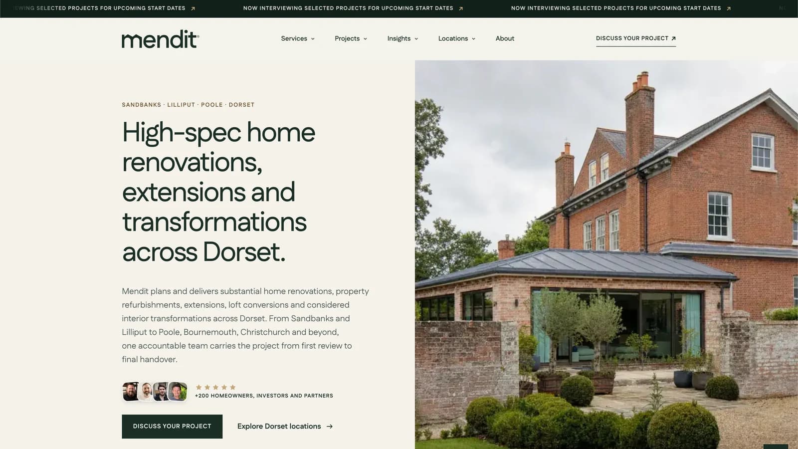 Mendit website