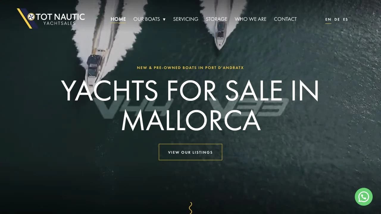 Tot Nautic website